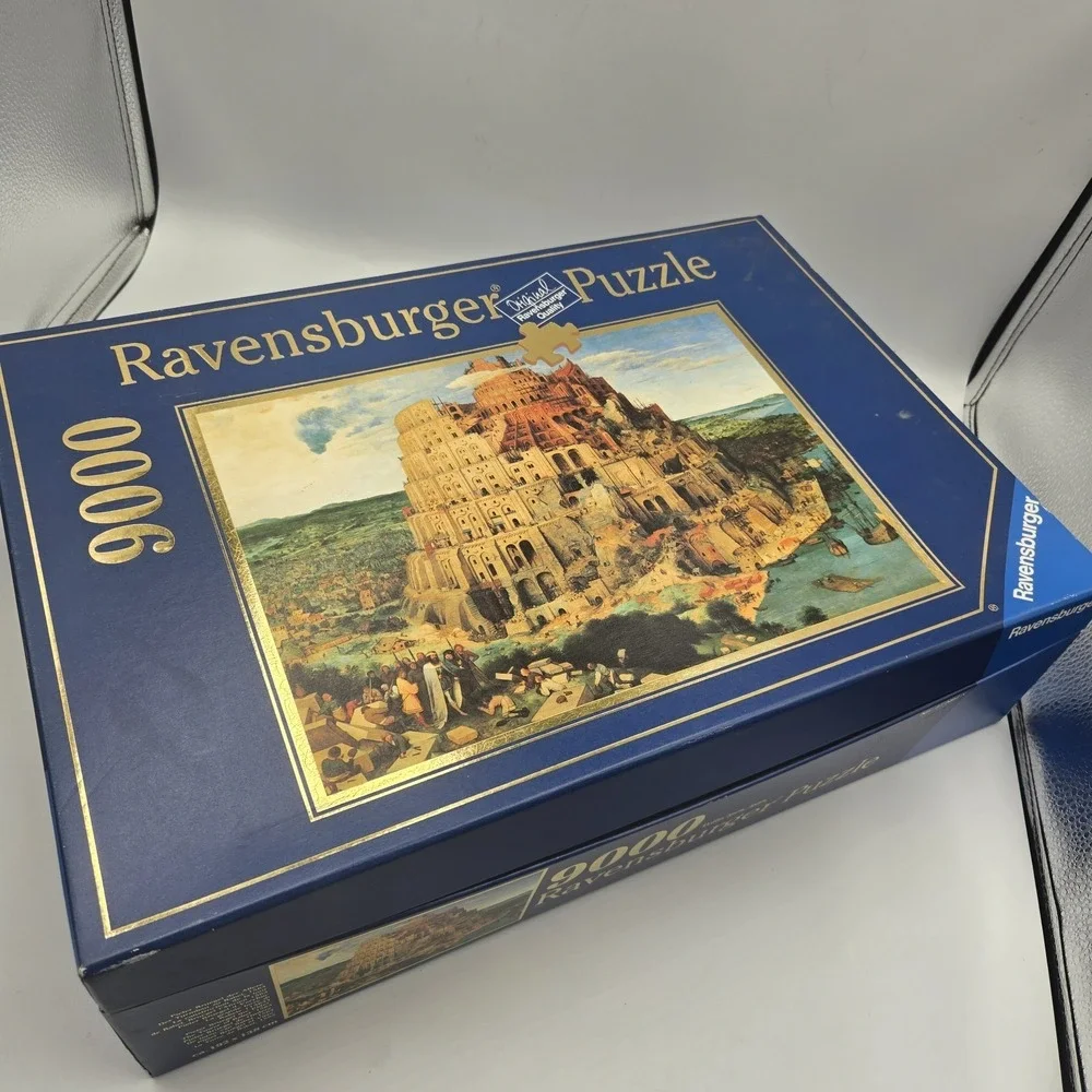 RARE Ravensburger 9000 Pieces Puzzle 192X138Cm‎ 1996 Tower Babel 178018 Bruegel